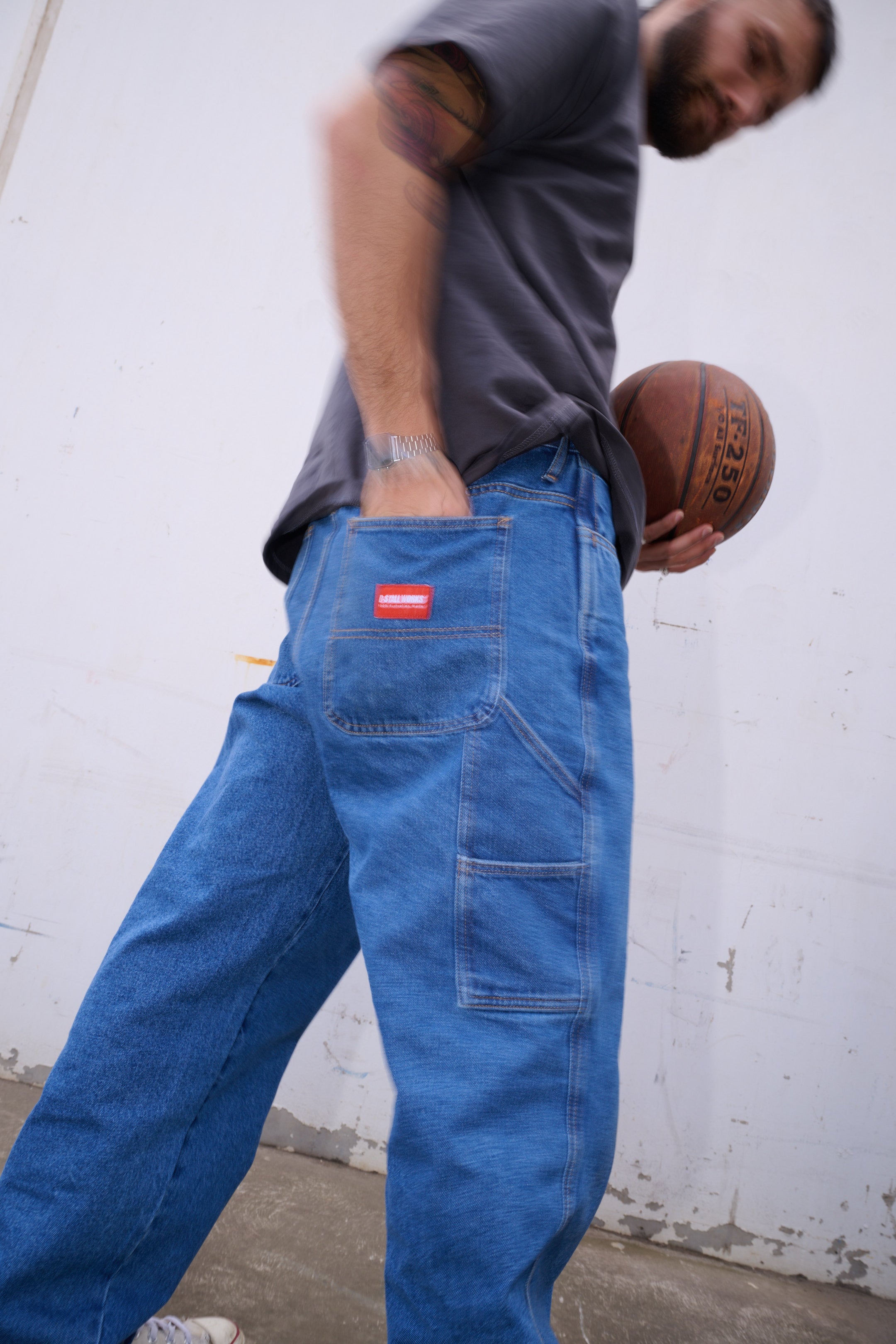 Plain Heavyweight Box Tee - Vintage