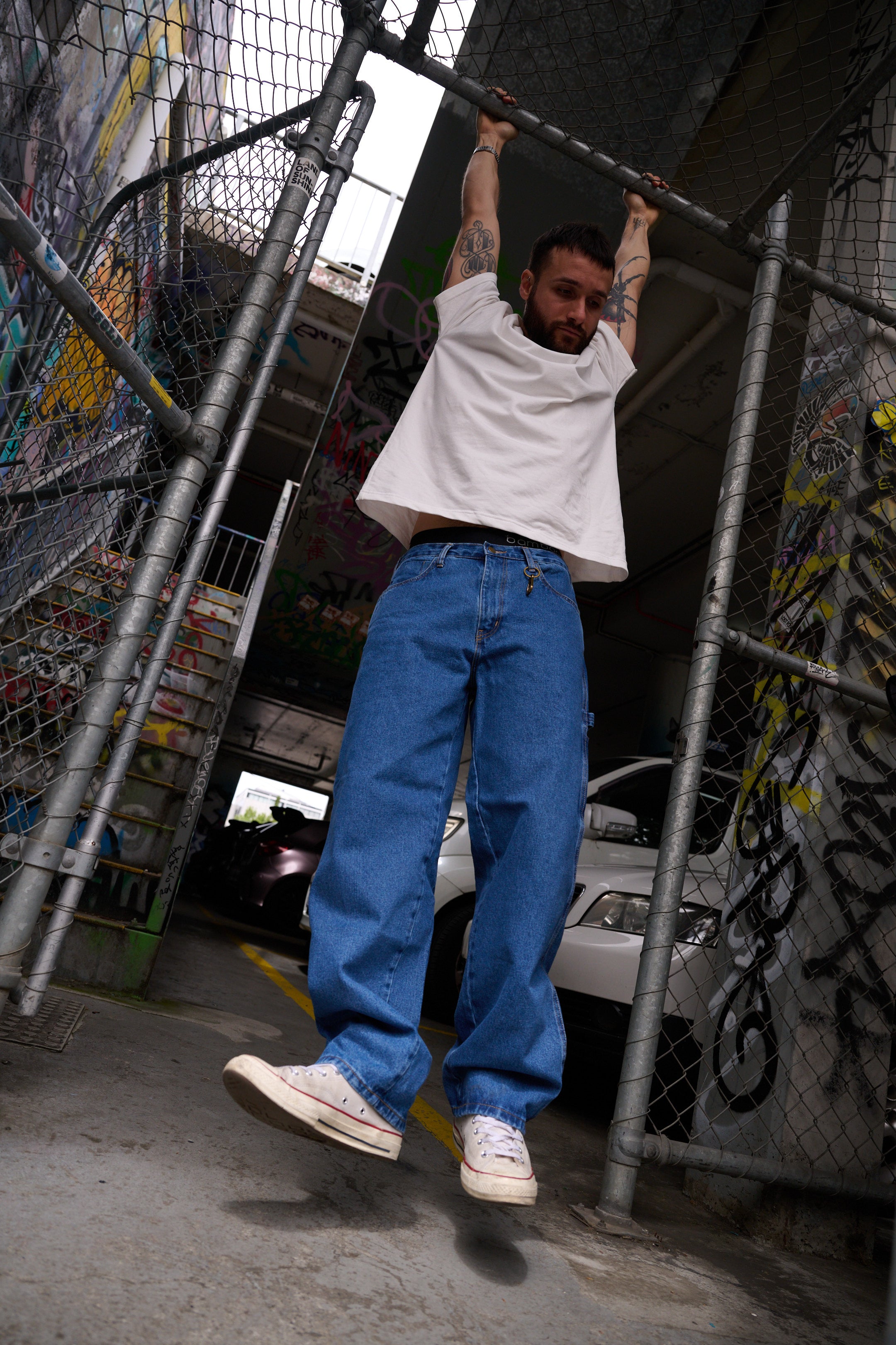 Plain Heavyweight Box Tee - Natural